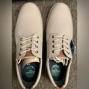 Nunu Bush Barklay Canvas Plain Toe Oxford Dress/Casual Shoe Men’s Size 10.